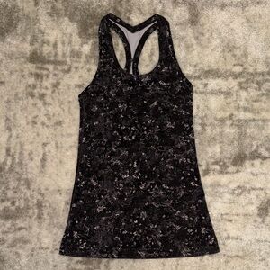 Black and White Patterned Tank Top